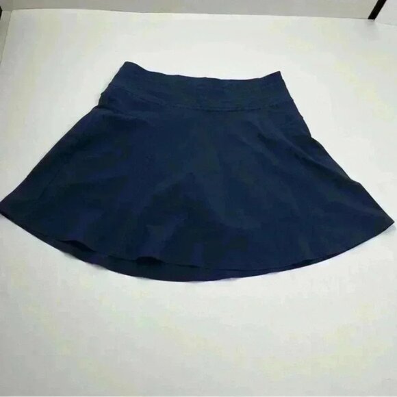 Athleta Pants - Athleta All Day Skort Women SZ 2 Navy Blue Athletic Athleisure Golf Tennis Skirt